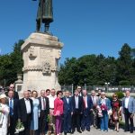 Представители посольств и общественных организаций  возложили цветы к памятникам и бюстам известных деятелей славянской культуры