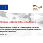 Document de pozitie al organizațiilor societății civile privind managementul deșeurilor solide în Republica Moldova
