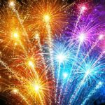 В новогоднюю ночь над Кишиневом было запущено огромное количество фейерверков.